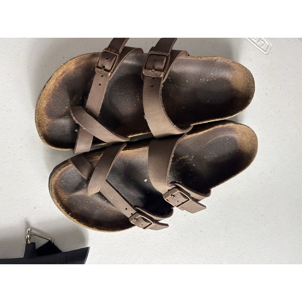 Birkenstock Women's Bronze Leather Closet Staple Mayari Sandals Sz 5.5/6